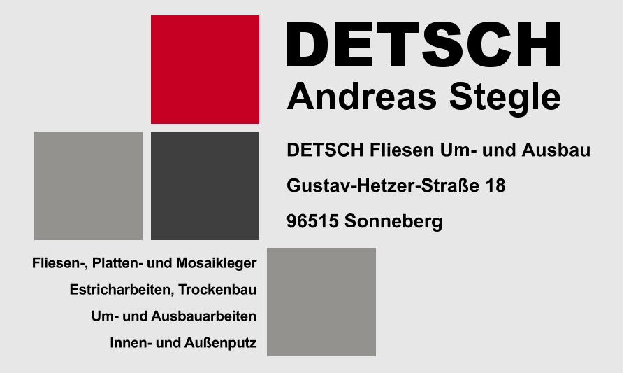 Fliesen-, Platten- und Mosaikleger Estricharbeiten, Trockenbau Um- und Ausbauarbeiten Innen- und Außenputz