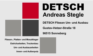 Fliesen-, Platten- und Mosaikleger Estricharbeiten, Trockenbau Um- und Ausbauarbeiten Innen- und Außenputz